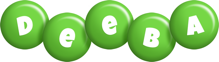 Deeba candy-green logo