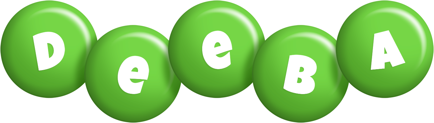 Deeba candy-green logo