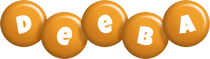 Deeba candy-orange logo