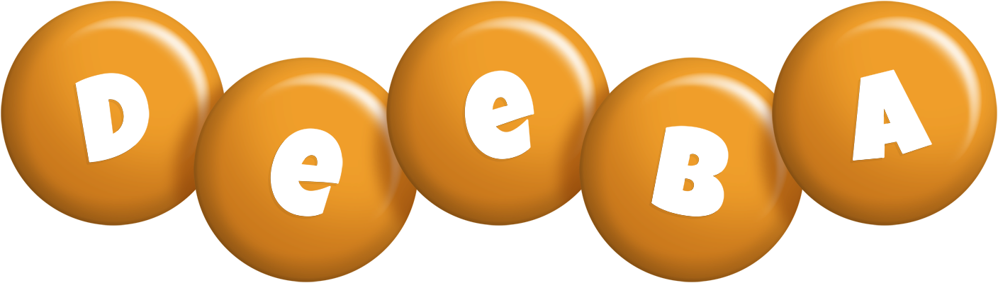 Deeba candy-orange logo