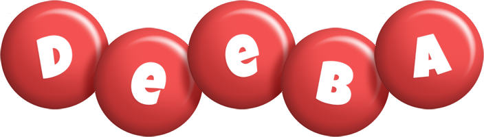 Deeba candy-red logo