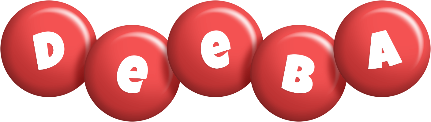 Deeba candy-red logo