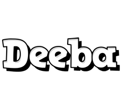 Deeba snowing logo