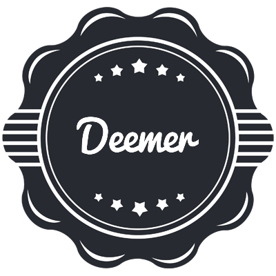 Deemer badge logo