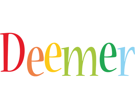 Deemer birthday logo