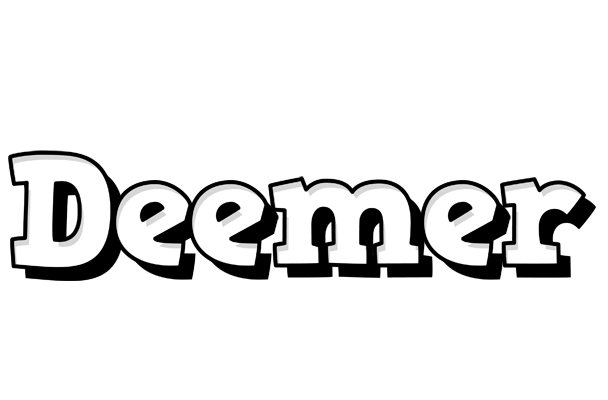 Deemer snowing logo