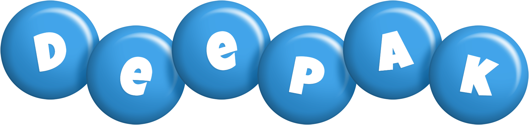 Deepak candy-blue logo