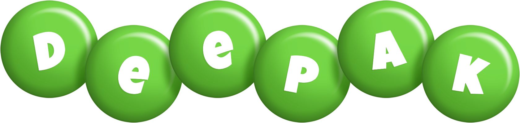 Deepak candy-green logo