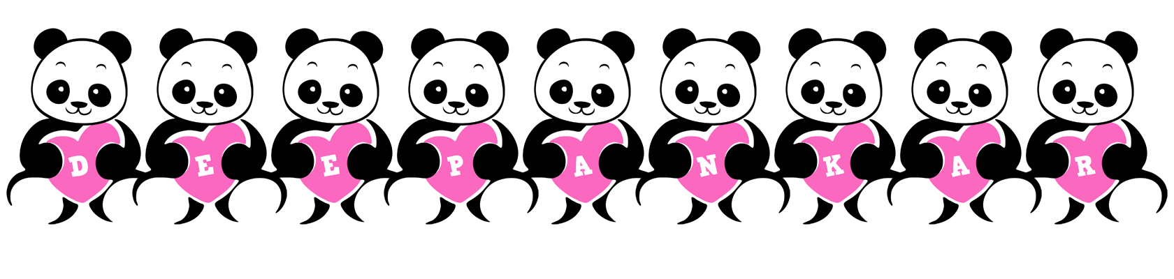 Deepankar love-panda logo