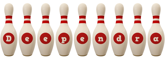 Deependra bowling-pin logo
