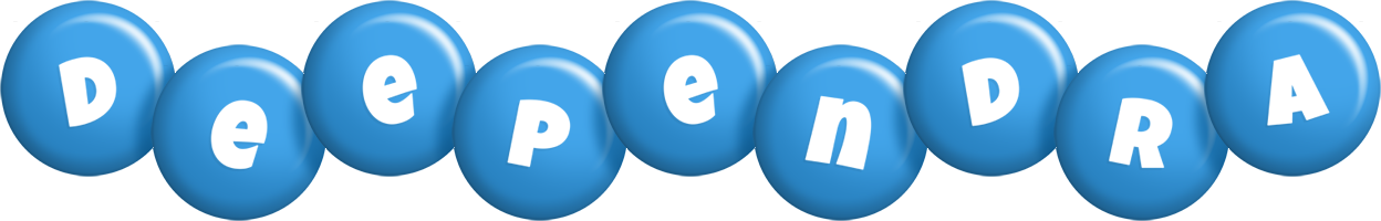 Deependra candy-blue logo