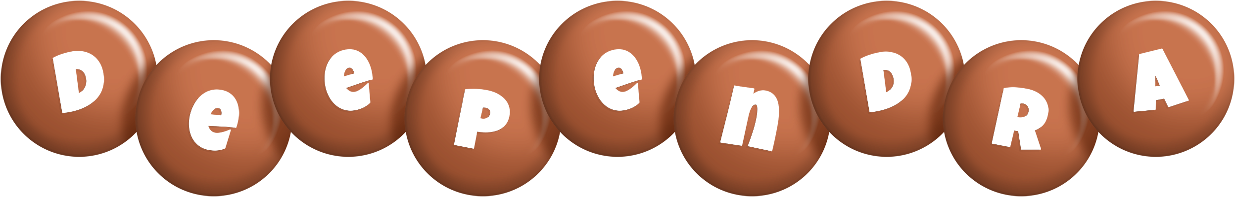 Deependra candy-brown logo