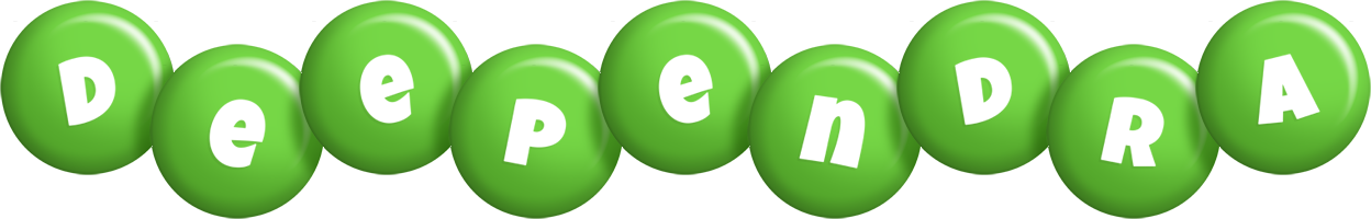 Deependra candy-green logo