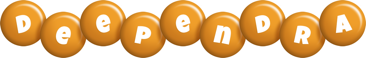 Deependra candy-orange logo