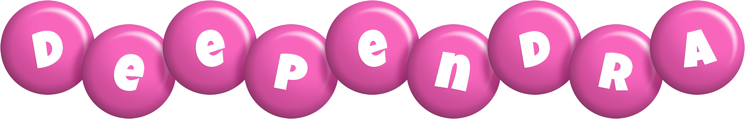 Deependra candy-pink logo