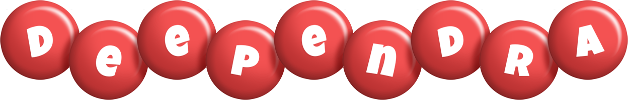 Deependra candy-red logo
