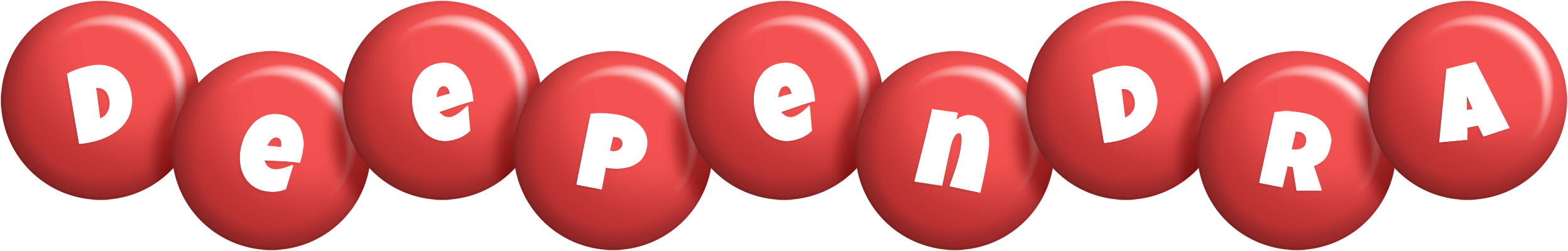 Deependra candy-red logo
