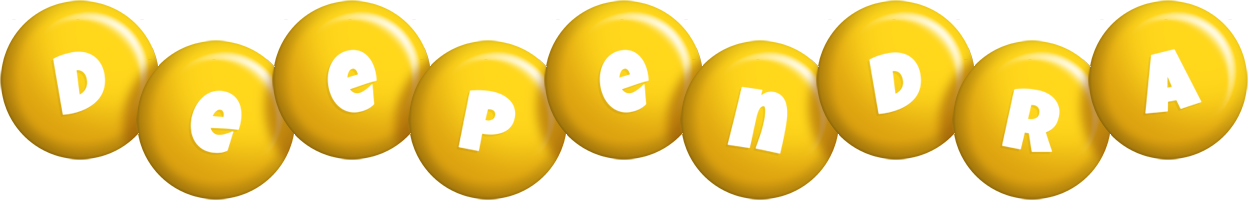 Deependra candy-yellow logo