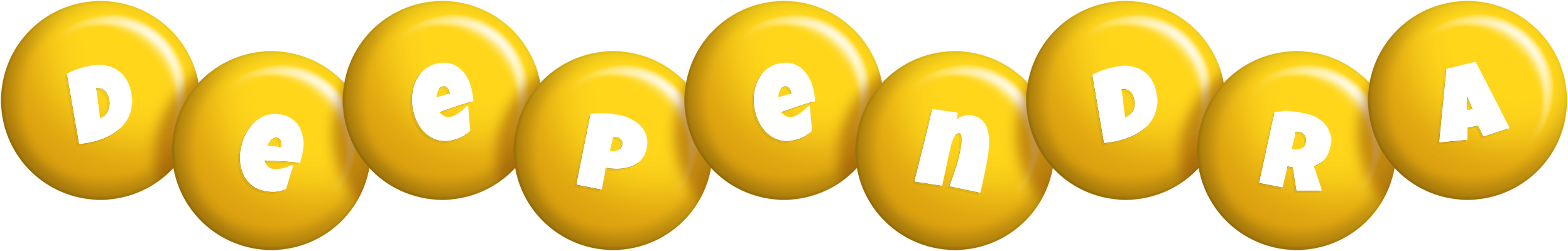 Deependra candy-yellow logo