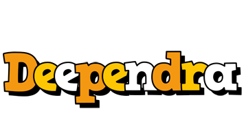Deependra cartoon logo