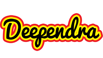 Deependra flaming logo