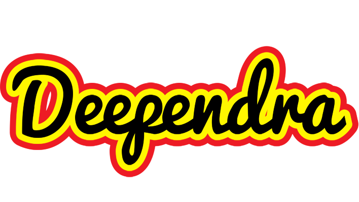 Deependra flaming logo