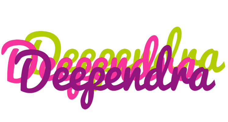 Deependra flowers logo