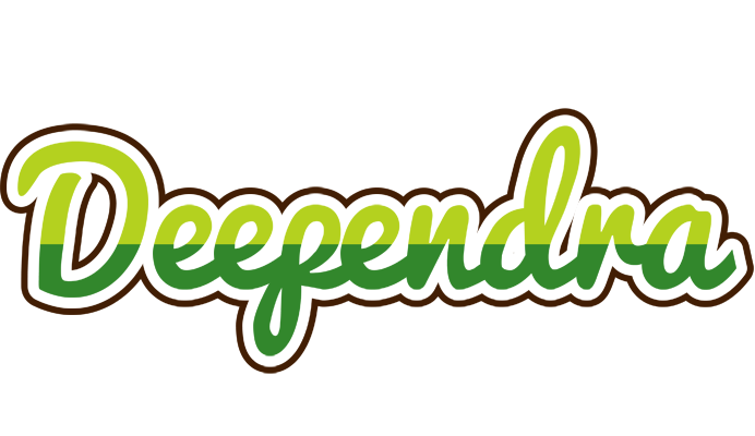 Deependra golfing logo