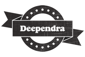 Deependra grunge logo
