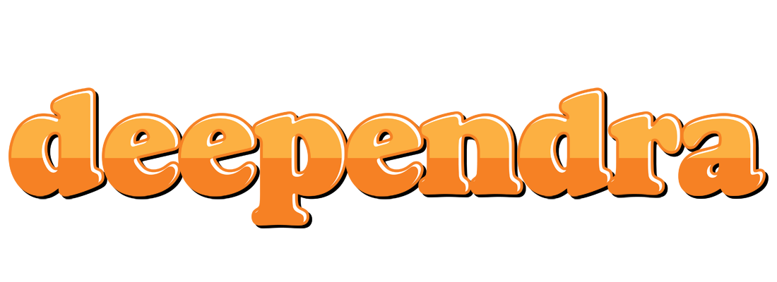 Deependra orange logo