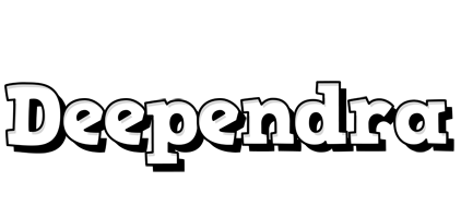 Deependra snowing logo