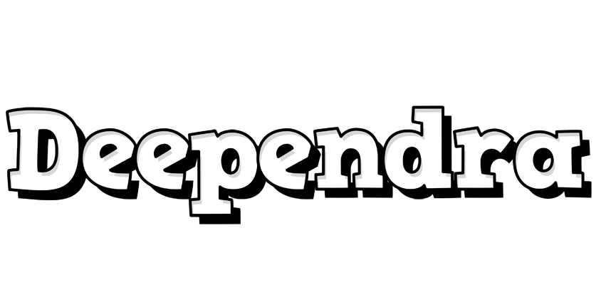 Deependra snowing logo