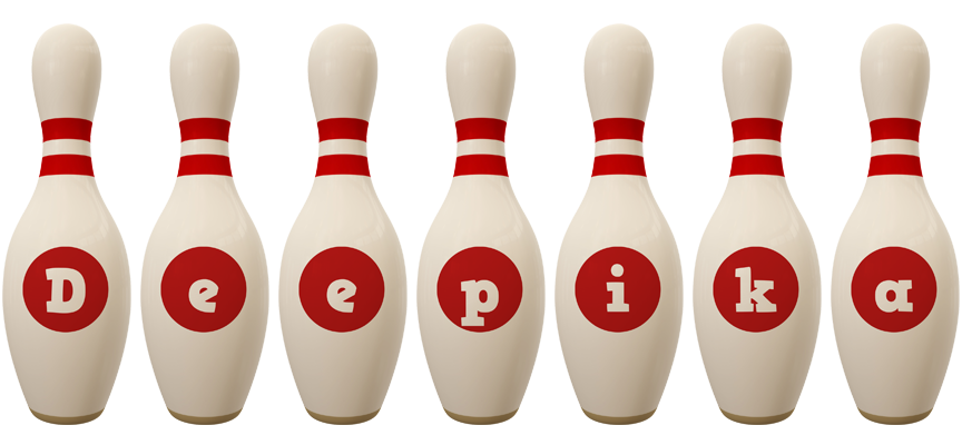Deepika bowling-pin logo