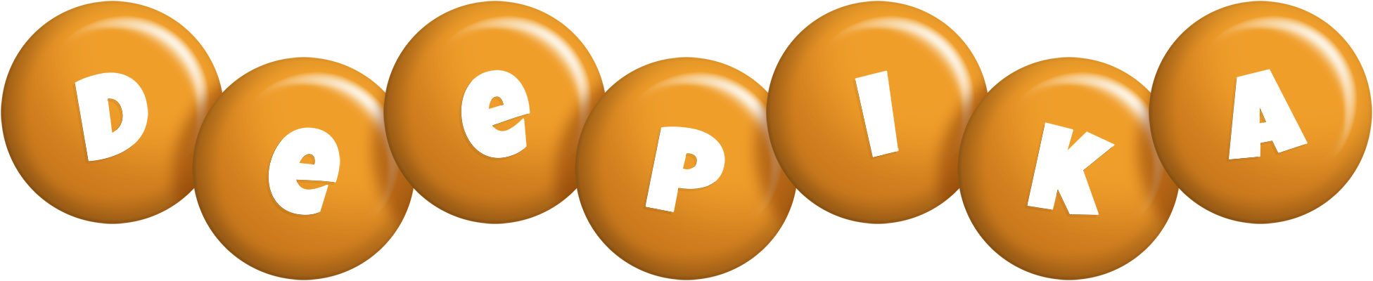 Deepika candy-orange logo