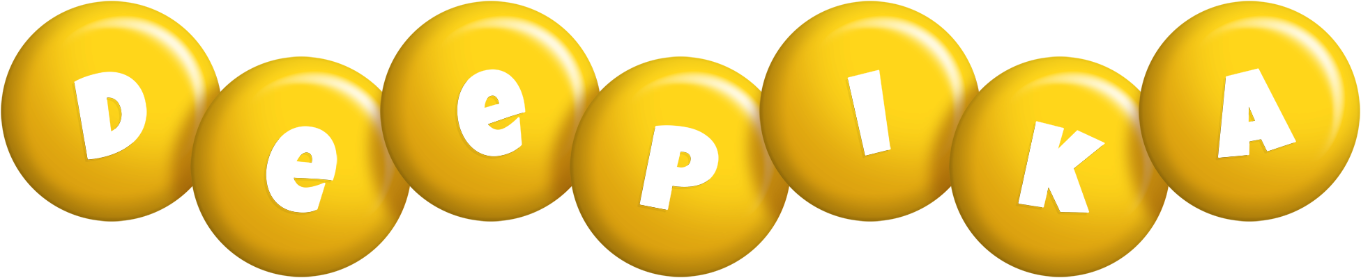 Deepika candy-yellow logo