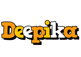 Deepika cartoon logo