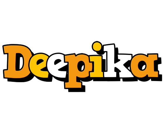 Deepika cartoon logo