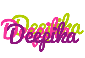 Deepika flowers logo