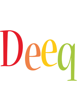 Deeq birthday logo