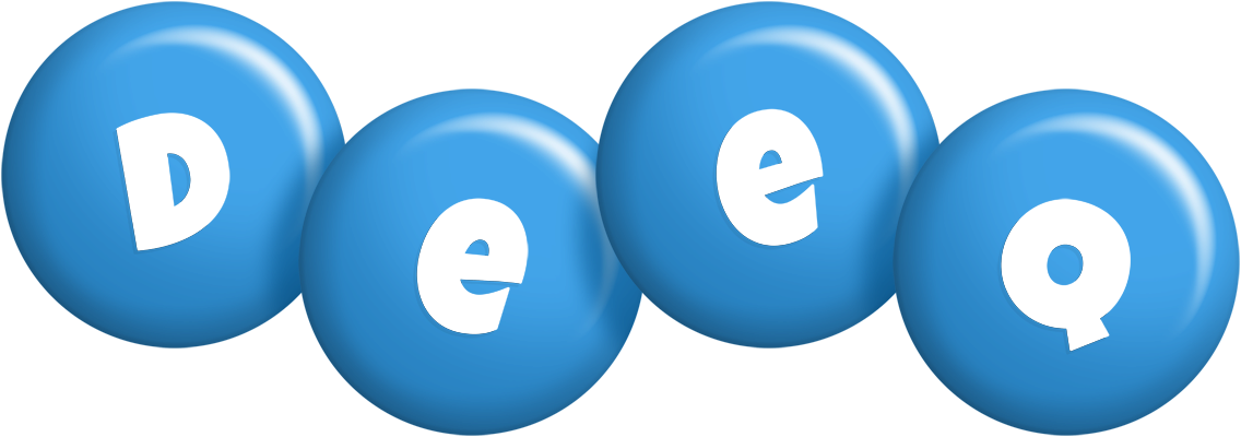 Deeq candy-blue logo