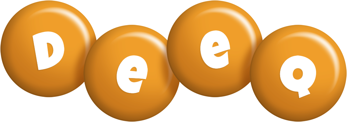 Deeq candy-orange logo