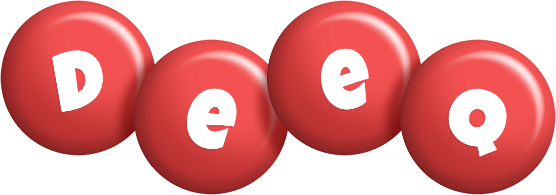 Deeq candy-red logo
