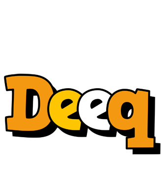 Deeq cartoon logo