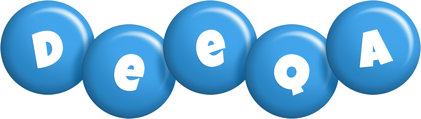 Deeqa candy-blue logo