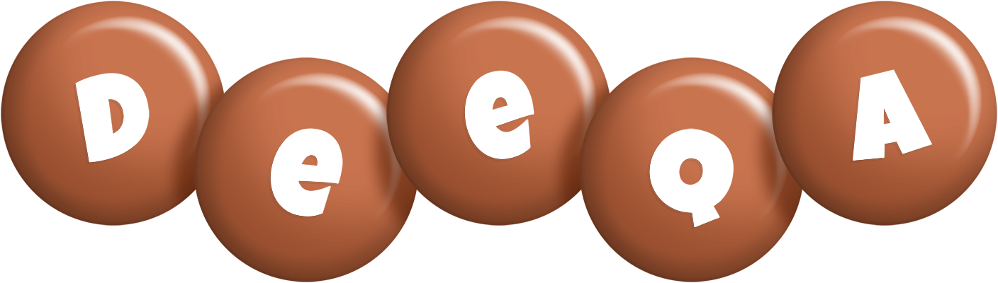 Deeqa candy-brown logo