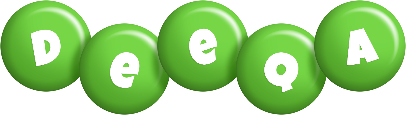 Deeqa candy-green logo