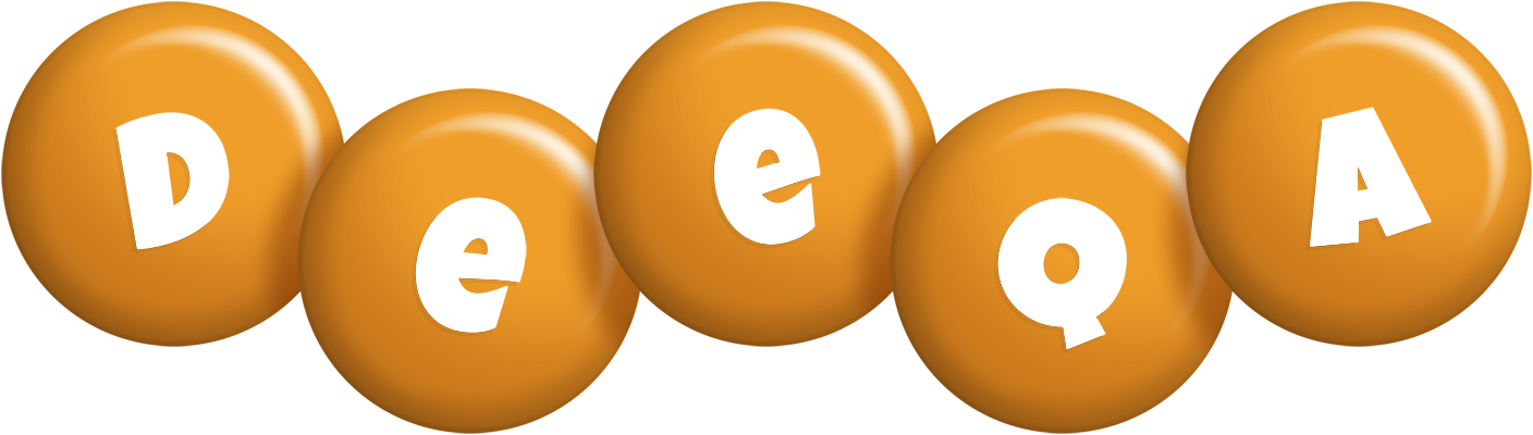 Deeqa candy-orange logo