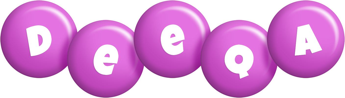 Deeqa candy-purple logo