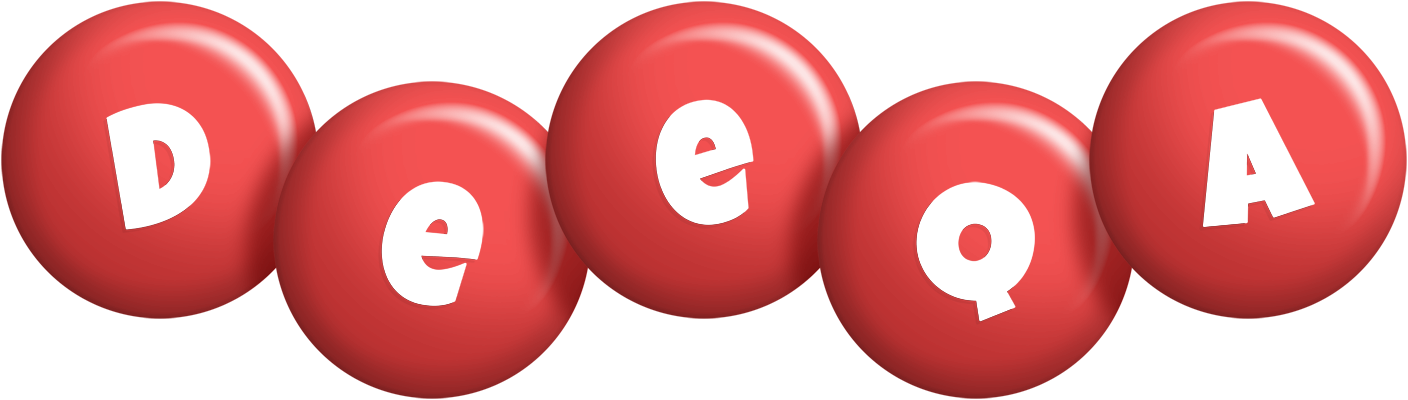 Deeqa candy-red logo