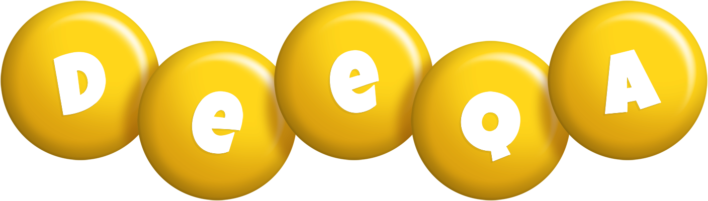 Deeqa candy-yellow logo